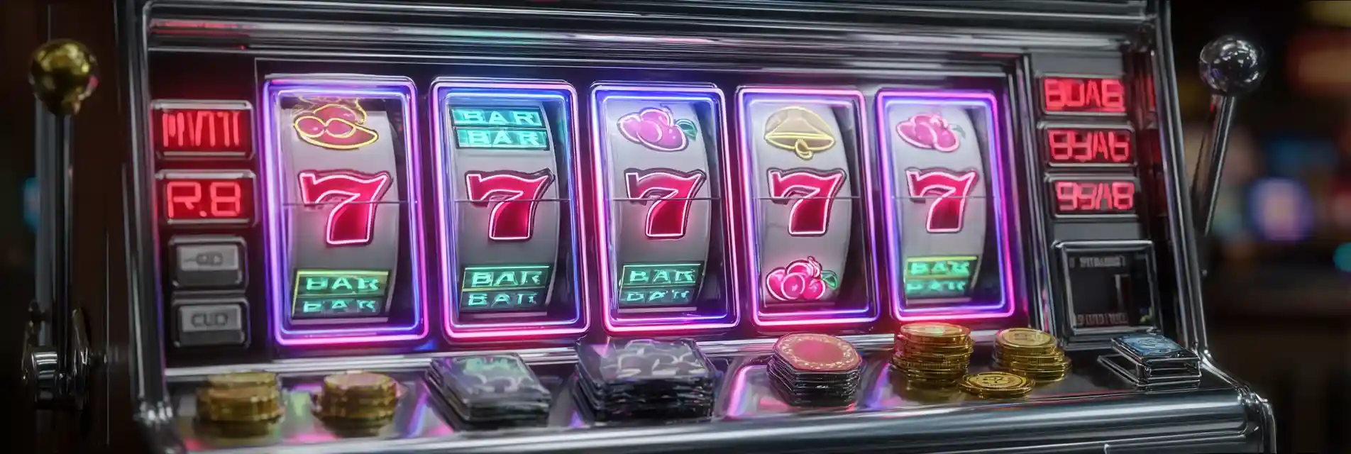 what do the lights on top of slot machines mean